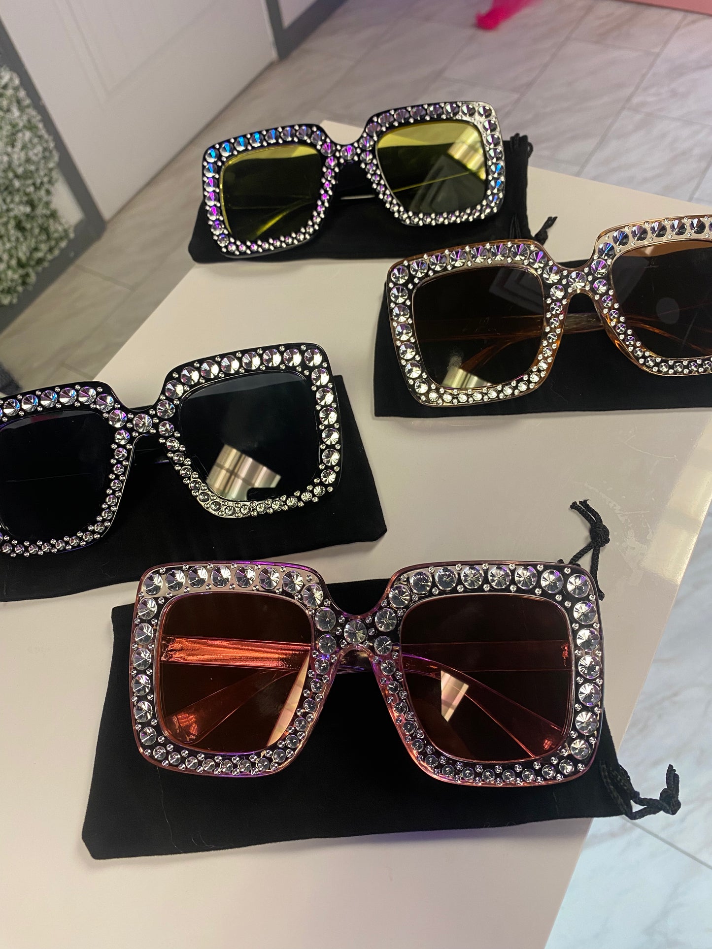 Rhinestone Sunglasses