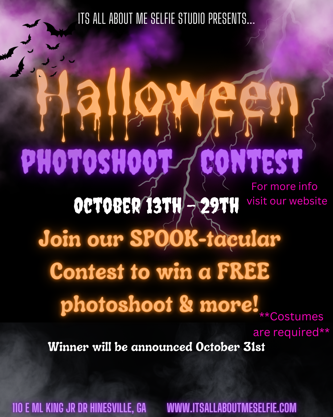 Halloween Photoshoot Contest!